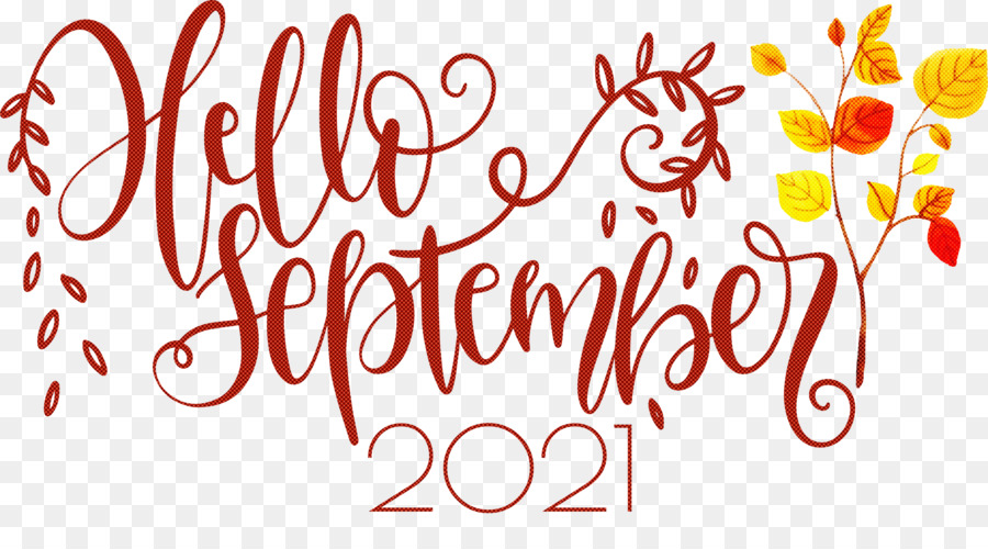 Hola Septiembre 2021，Saludo PNG