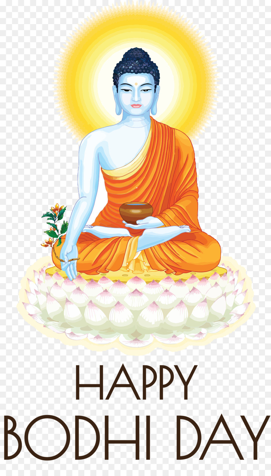 Gautama Buda，Los Budas De Cumpleaños PNG