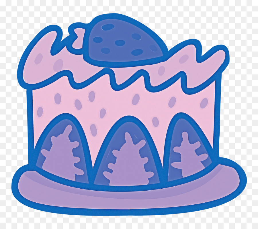 Pastel Morado，Postre PNG