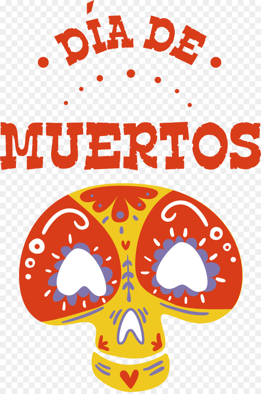 Día De Los Muertos，Línea PNG