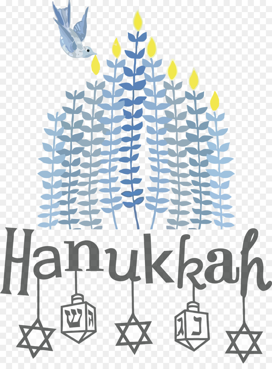 Hanukkah，Arte De Línea PNG