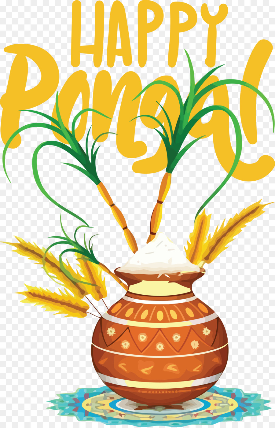 Pongal，Sankranti De Maka PNG