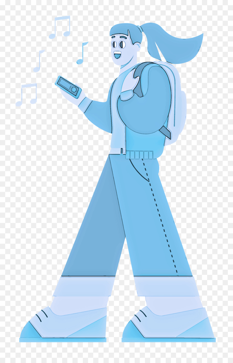 Diseño De Vestuario，Azul Eléctrico M PNG