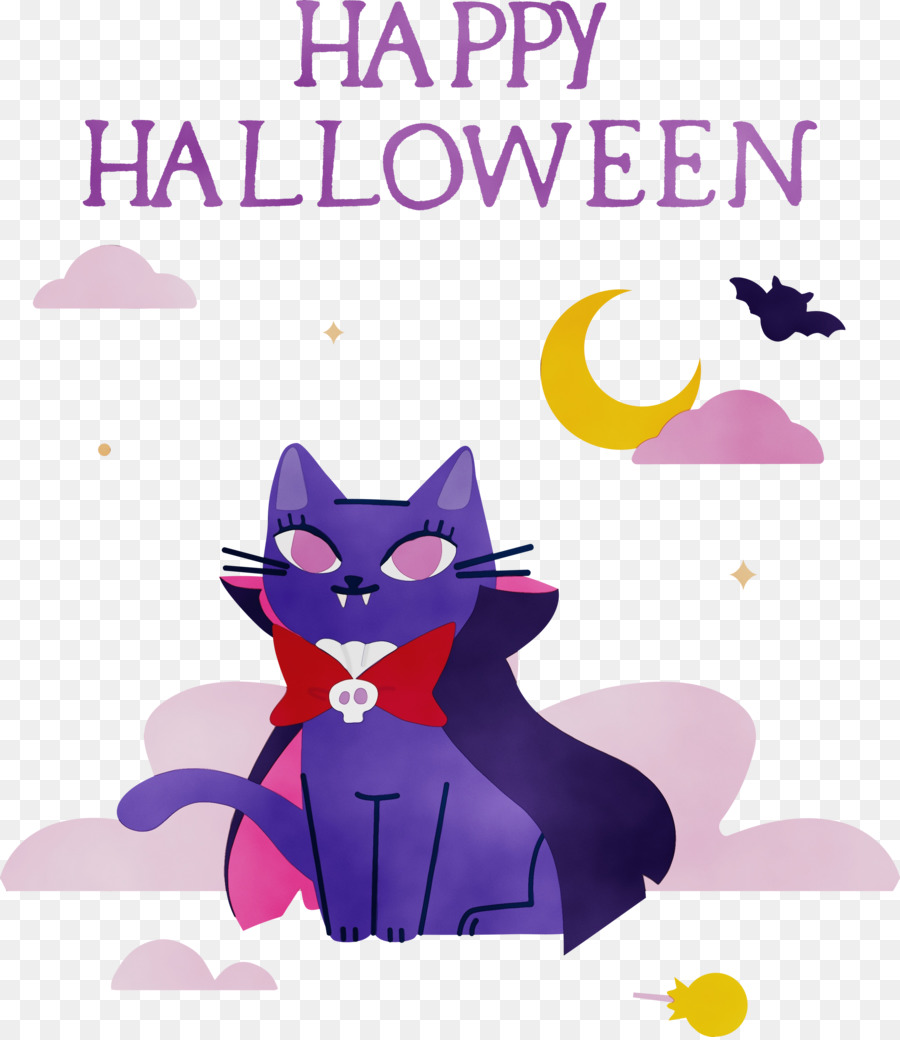 Gato De Halloween，Calabaza PNG