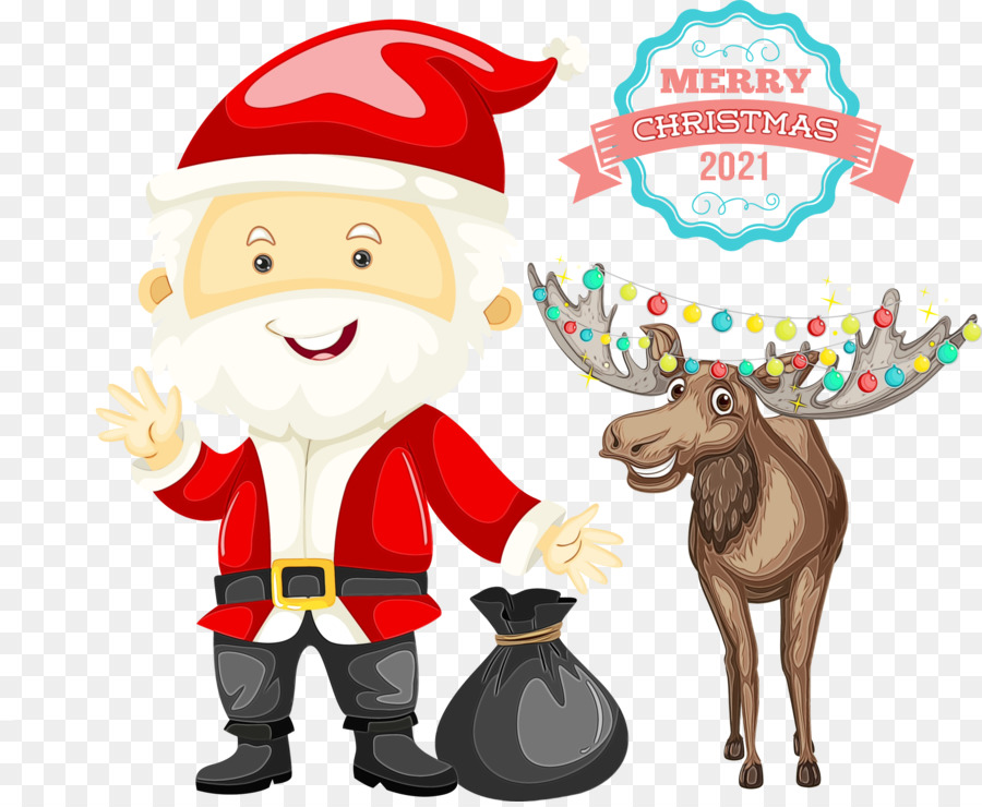 Renos，Santa Claus PNG