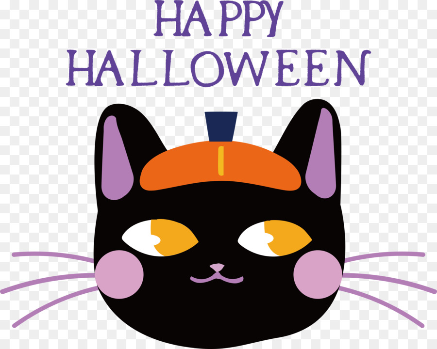 Gato De Halloween，Calabaza PNG