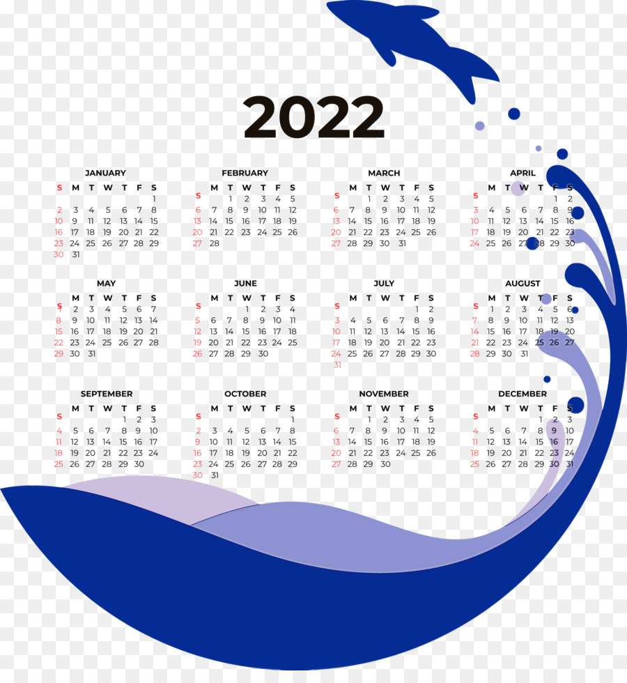 Calendario 2022，2022 PNG