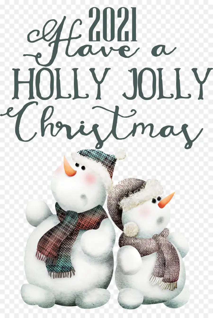 Holly Jolly Navidad 2021，Muñecos De Nieve PNG