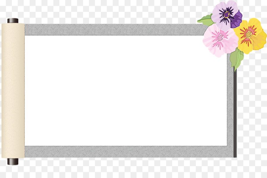 Diseño Floral，Rectángulo PNG