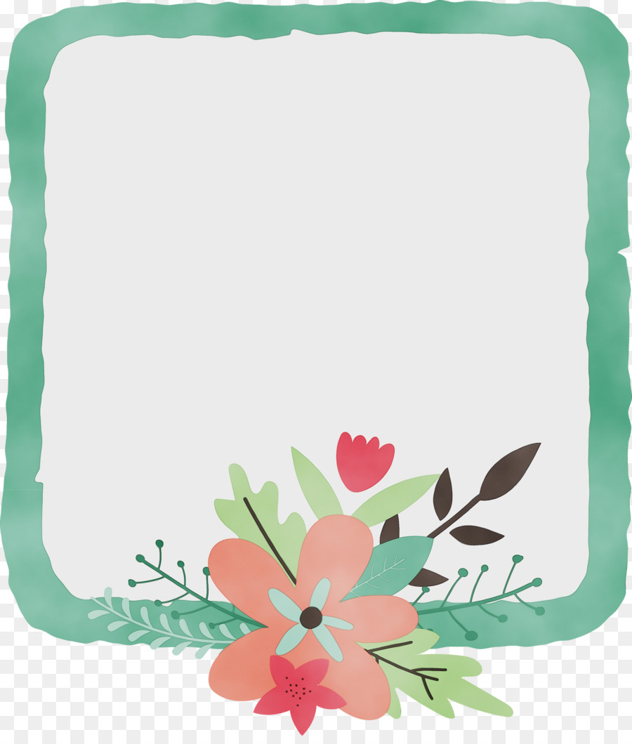 Marco Floral，Borde PNG