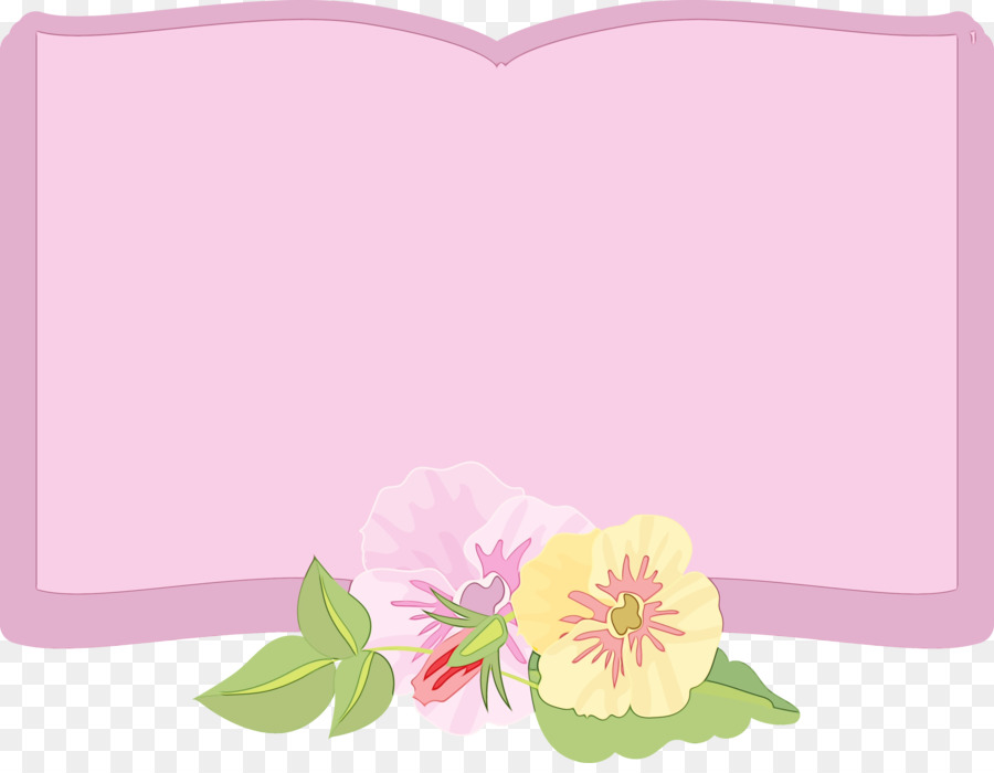 Diseño Floral，Rectángulo PNG