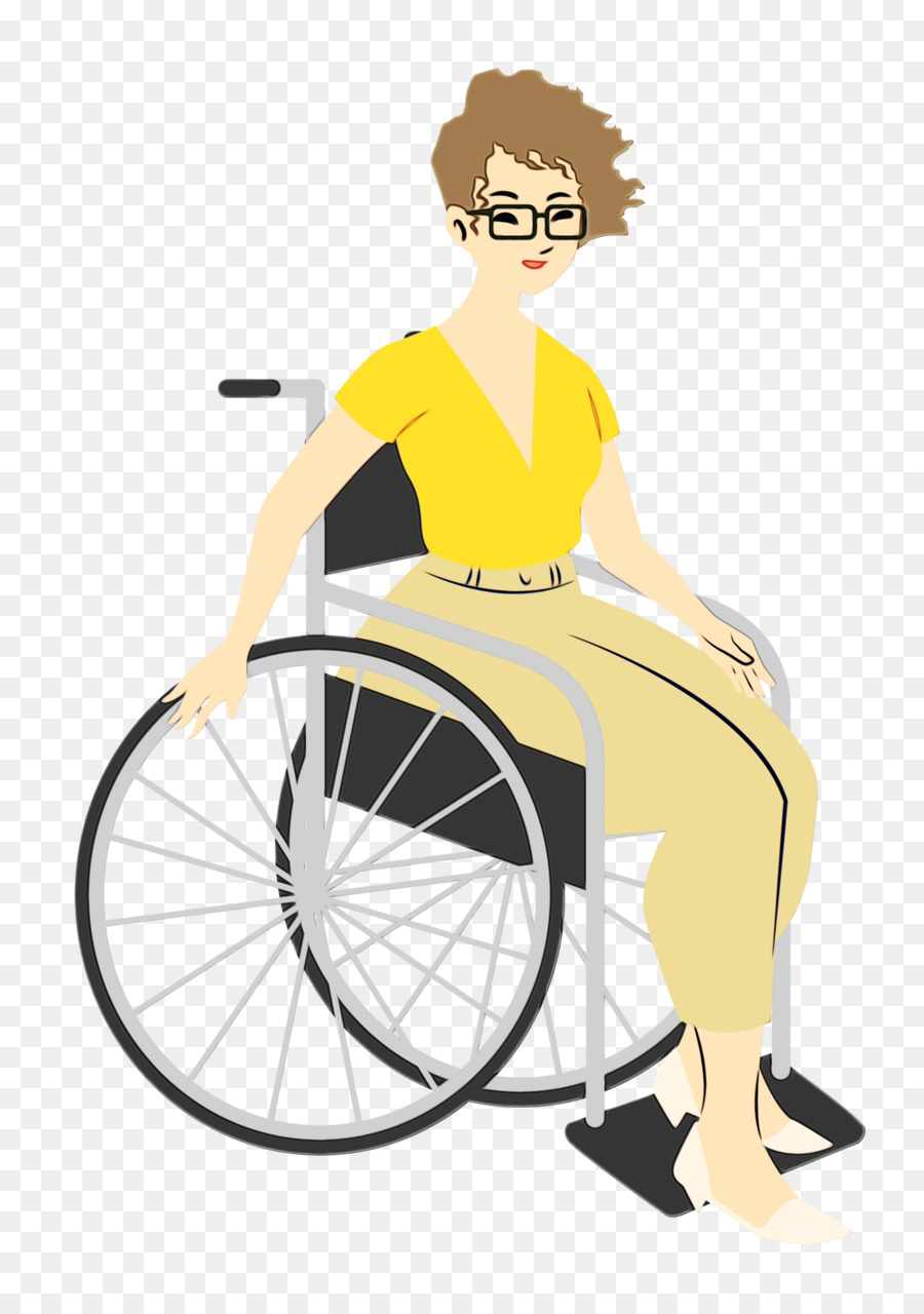 Mujer En Silla De Ruedas，Discapacidad PNG