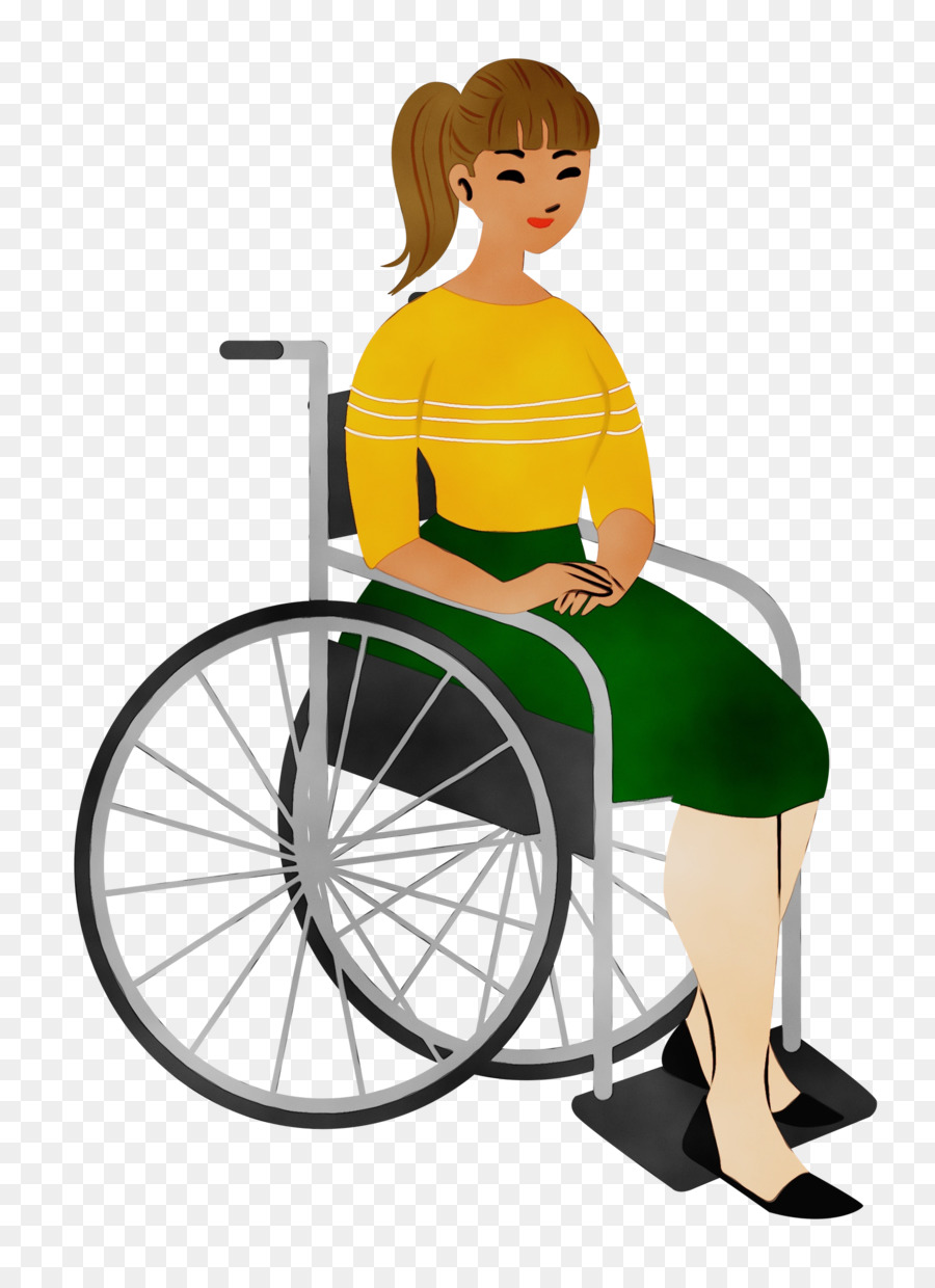 Mujer En Silla De Ruedas，Discapacidad PNG