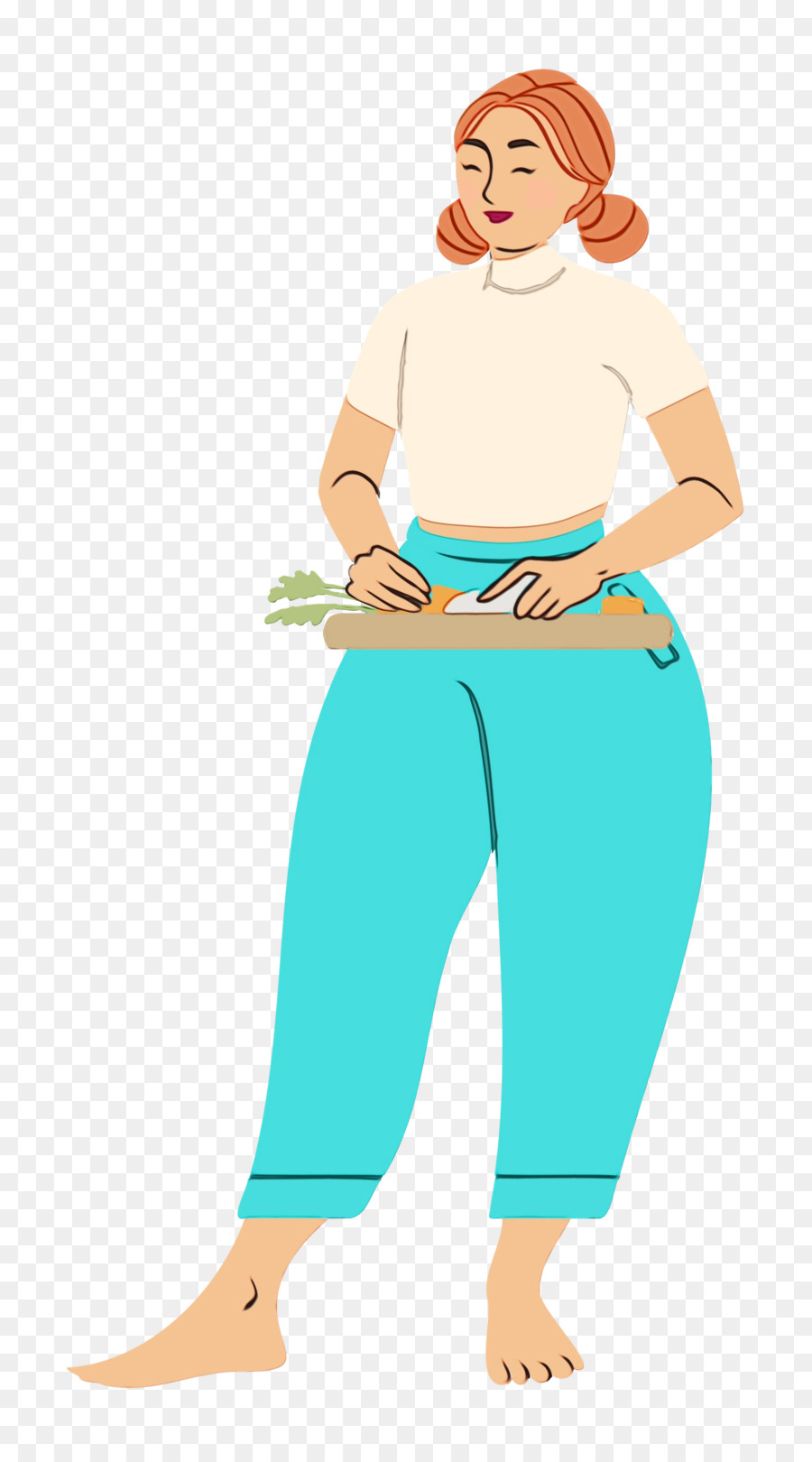 Mujer Cocinando，Cocina PNG