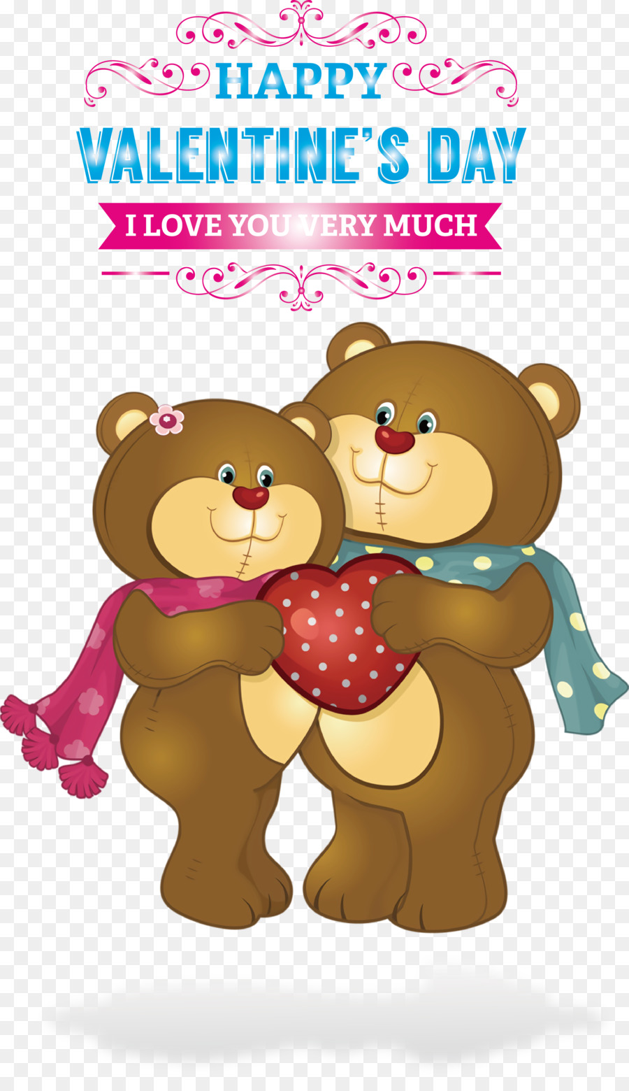 Los Osos，Día De San Valentín Oso De Peluche PNG