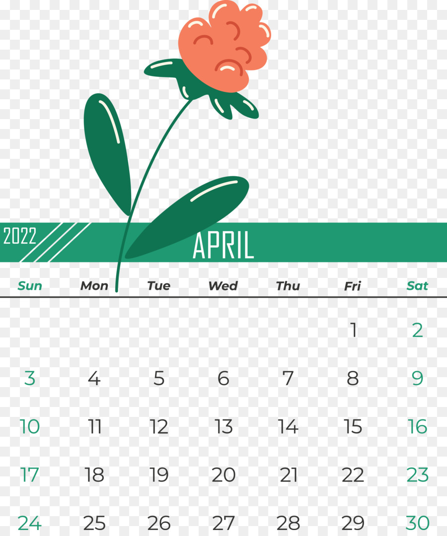 Calendario Abril，Fecha PNG