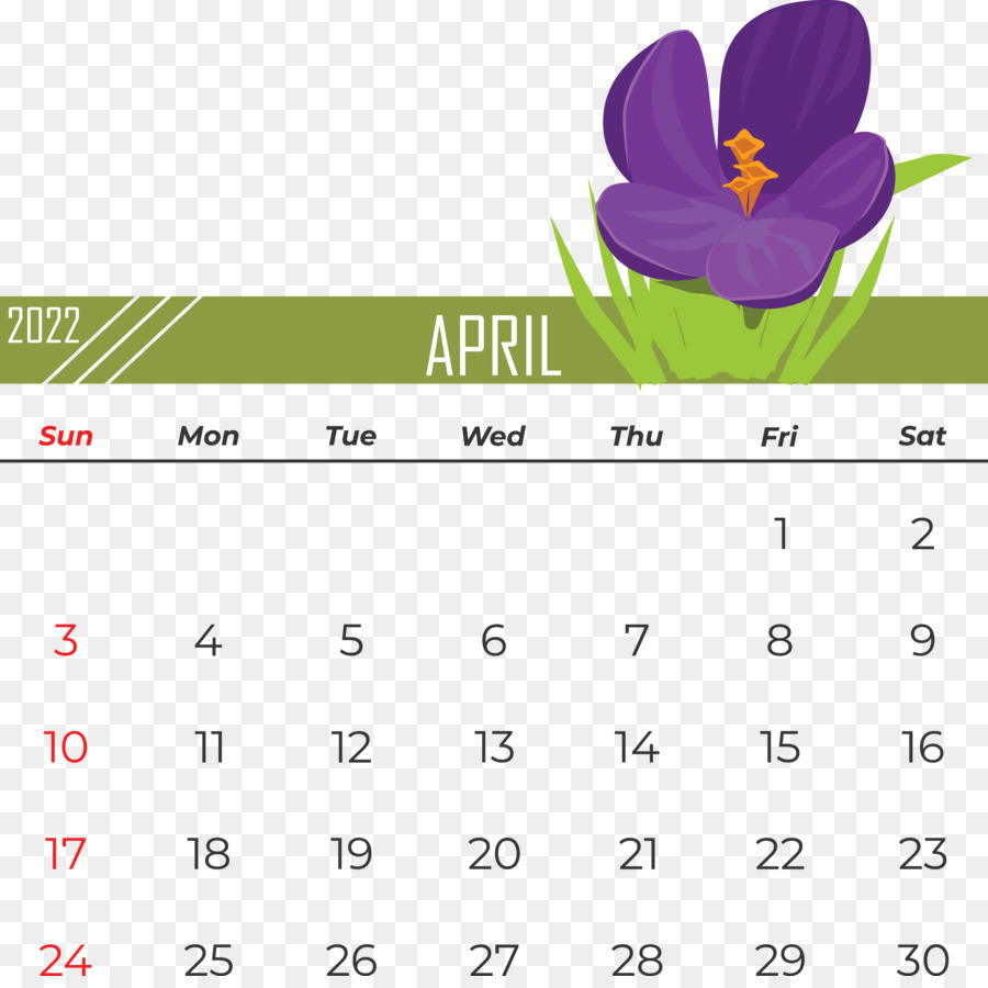 Calendario Abril，Mes PNG