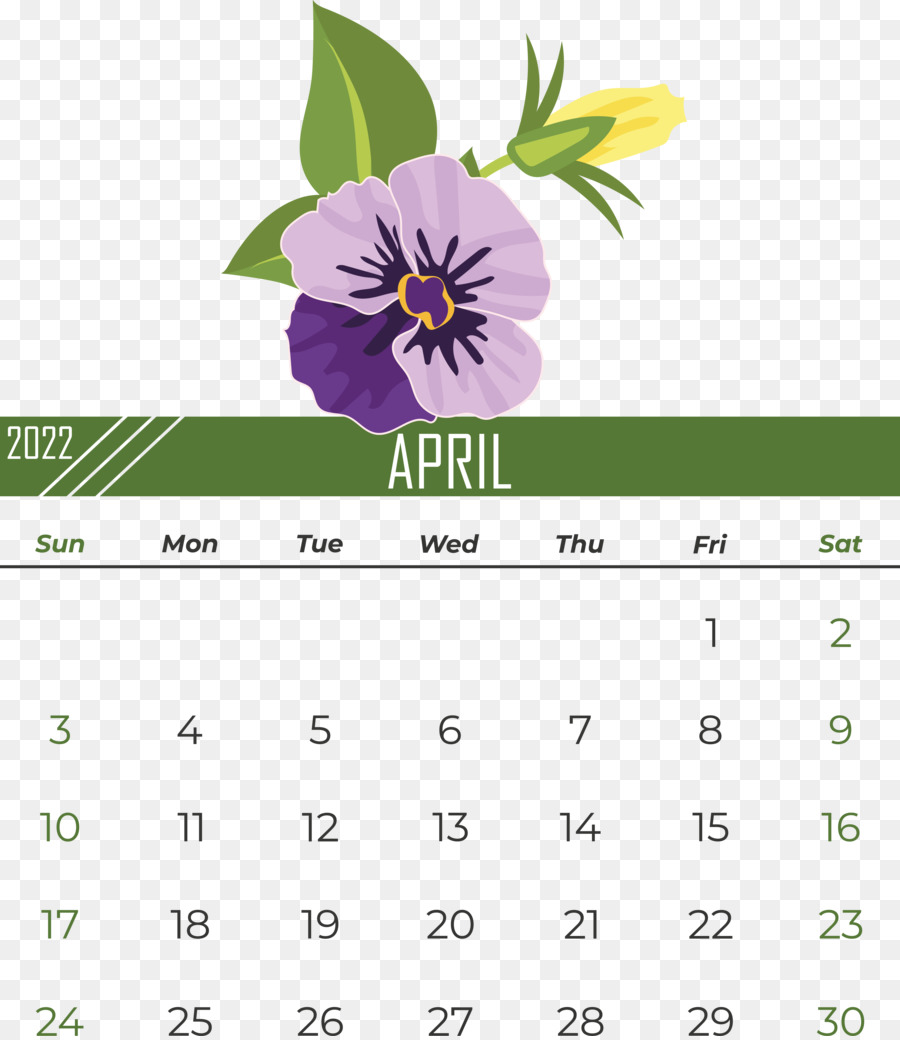 Calendario Abril，Mes PNG