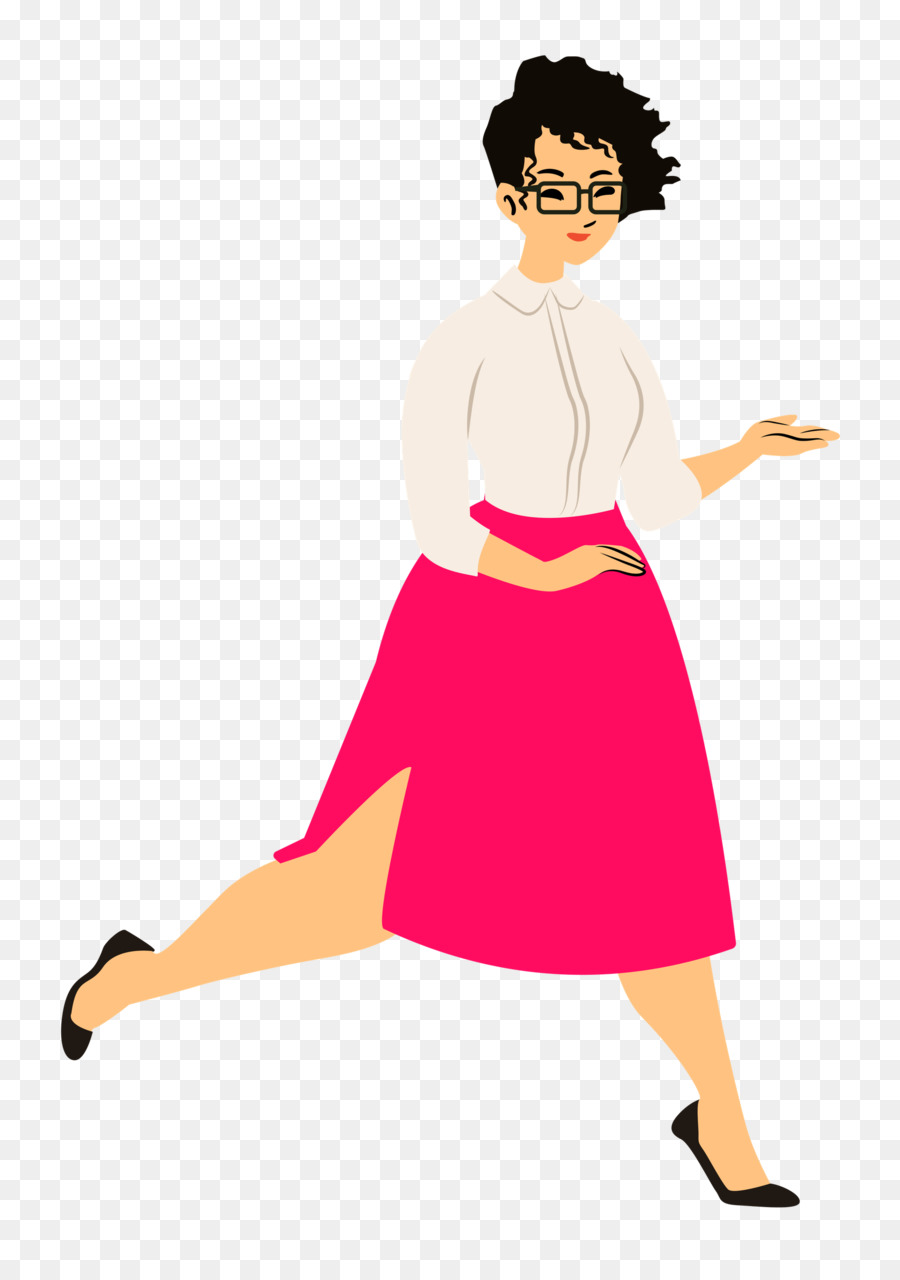 Mujer Caminando，Moda PNG