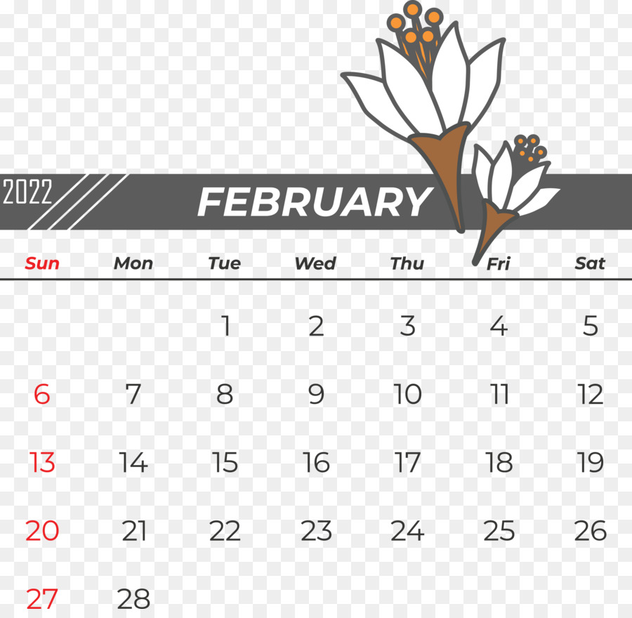 Calendario Febrero，Mes PNG