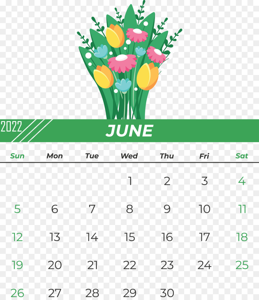 Calendario，Junio PNG