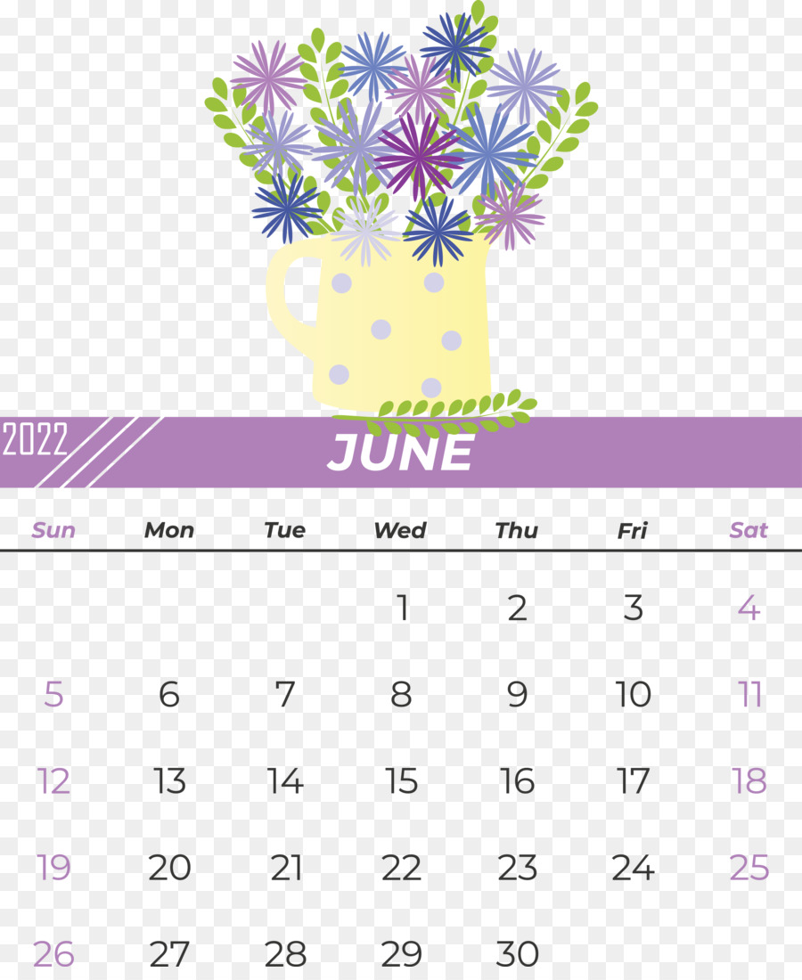 Calendario，Junio PNG