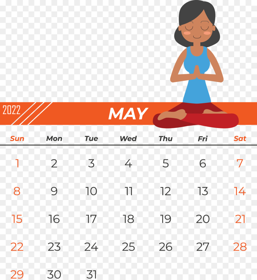 Calendario De Mayo，2022 PNG