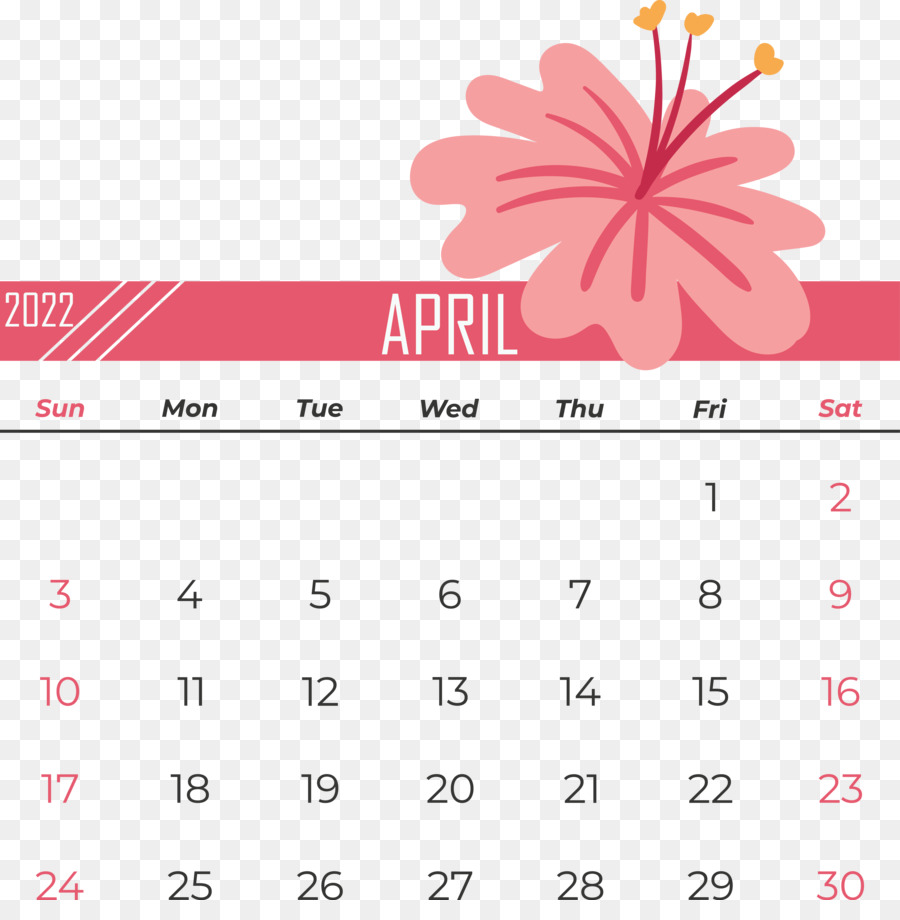 Calendario Abril，Fecha PNG