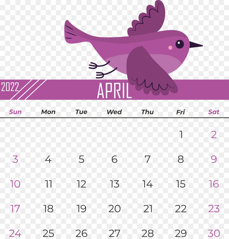 Calendario Abril，Calendario PNG