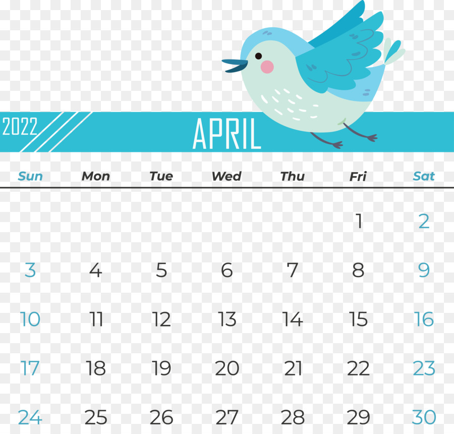 Calendario Abril，Calendario PNG