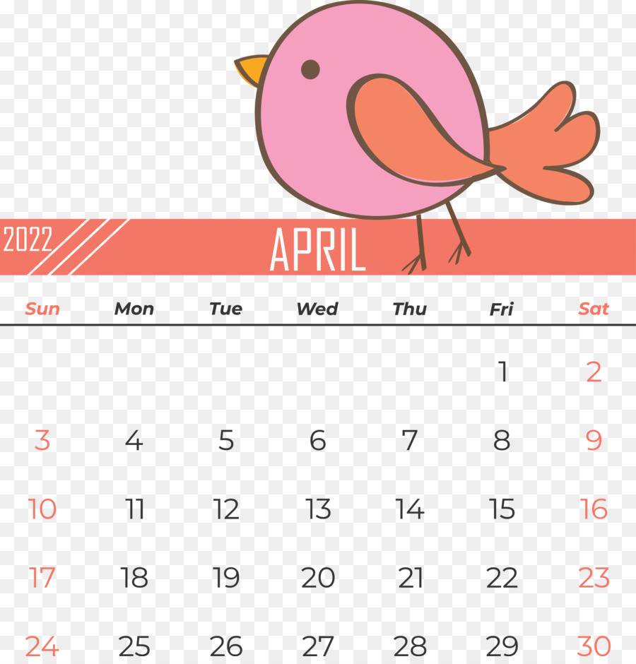 Calendario De Abril，Mes PNG