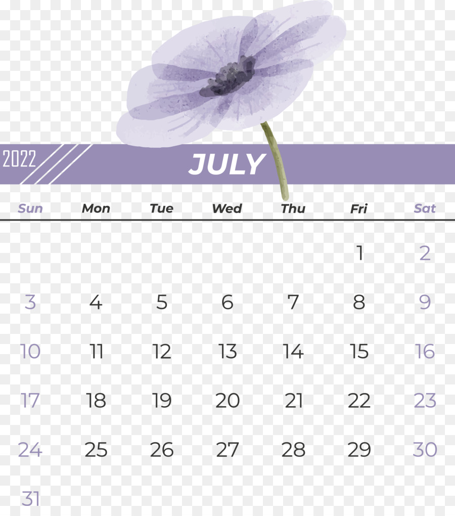 Violeta，Calendario PNG