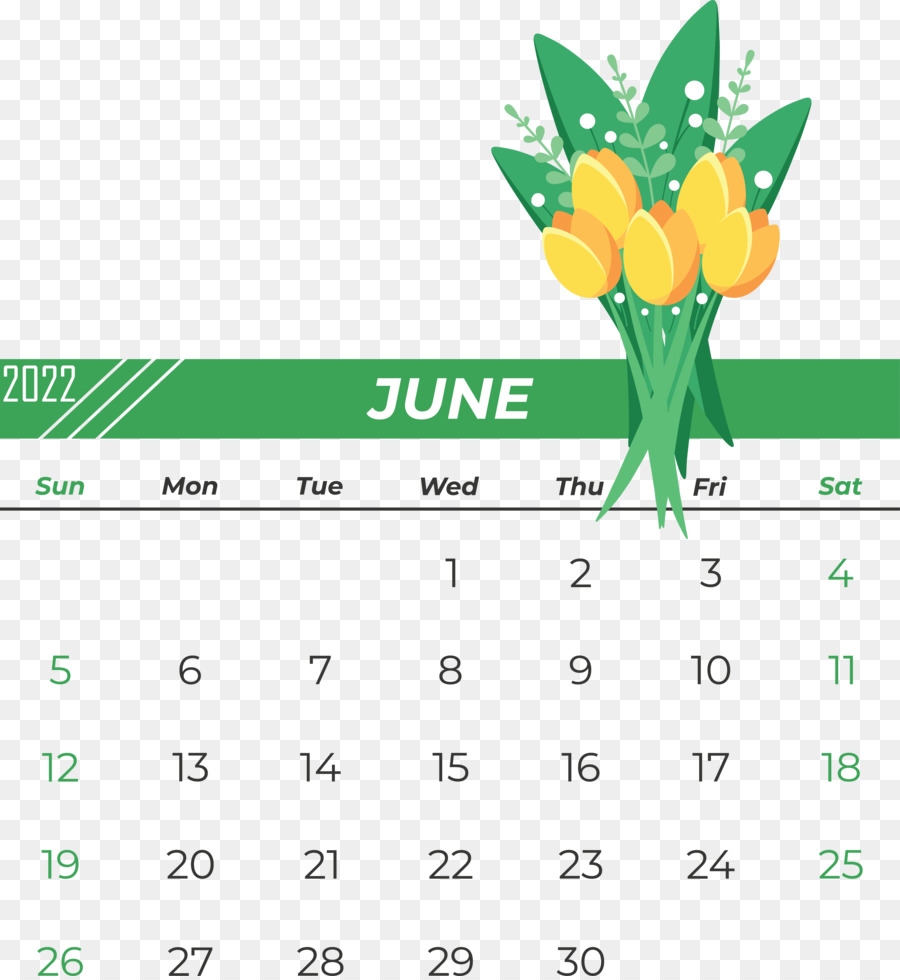 Calendario，Junio PNG