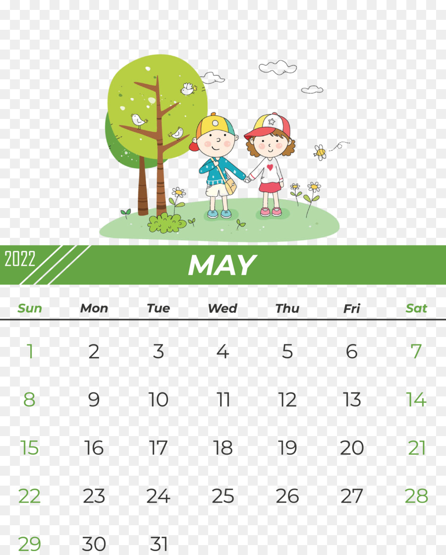 Calendario De Mayo，2022 PNG