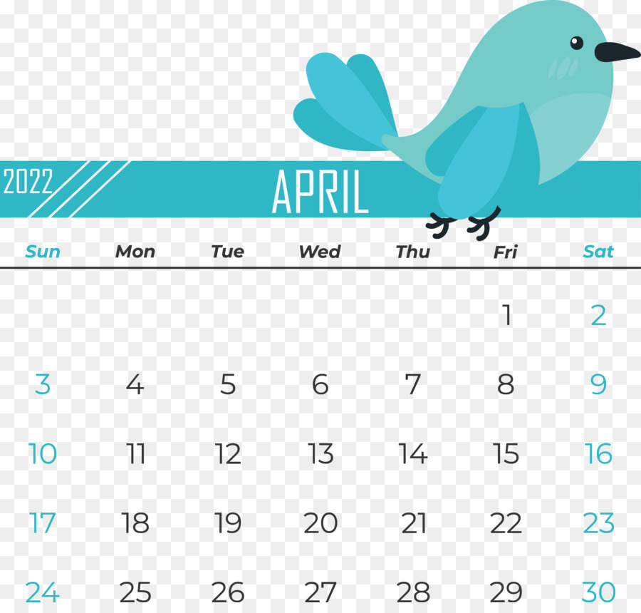 Calendario Abril，Calendario PNG