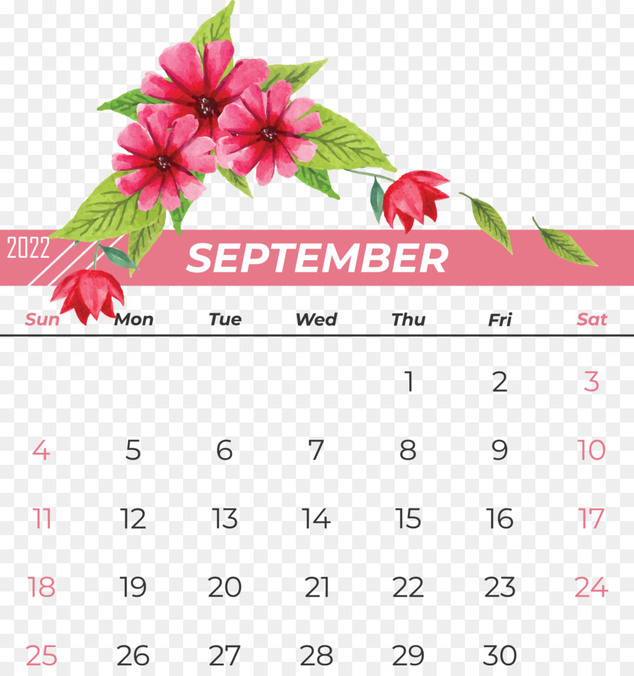 Calendario Septiembre，Mes PNG