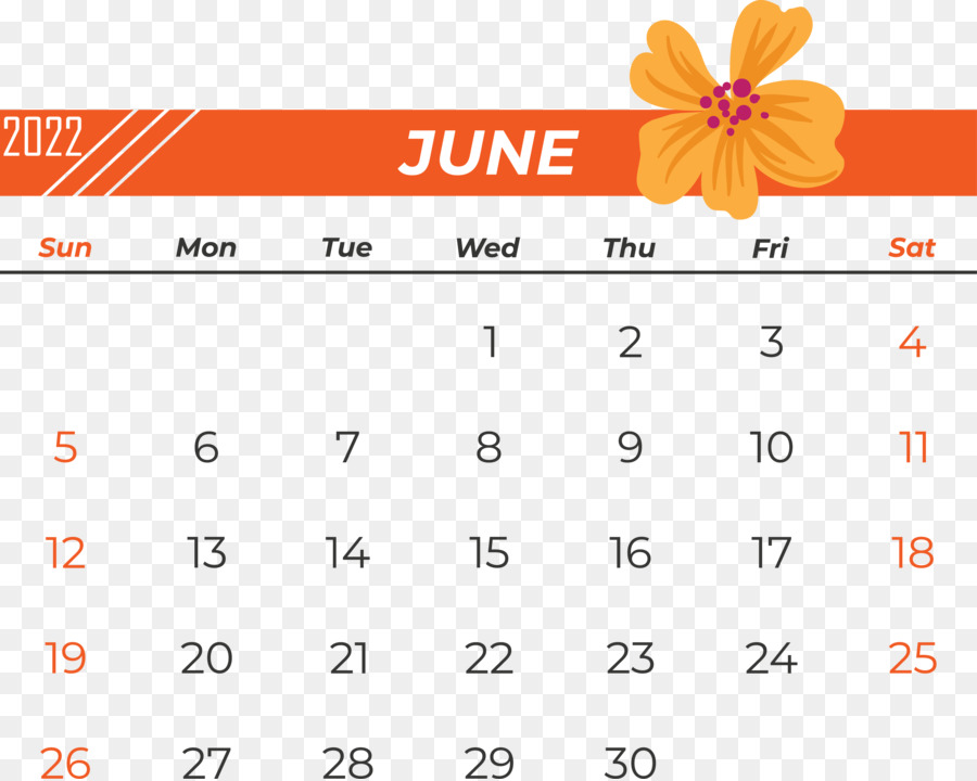 Calendario De Junio，Mes PNG