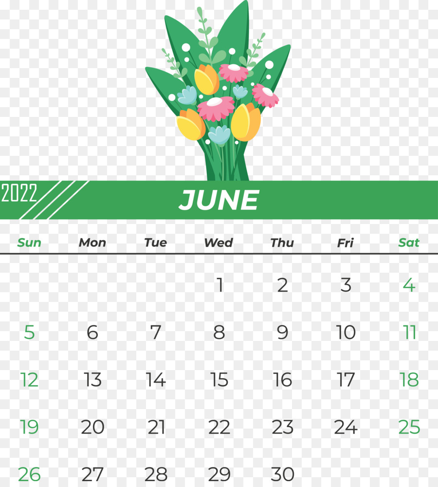 Calendario，Junio PNG