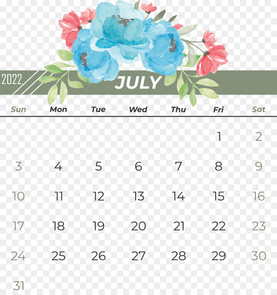 Flor，Calendario PNG