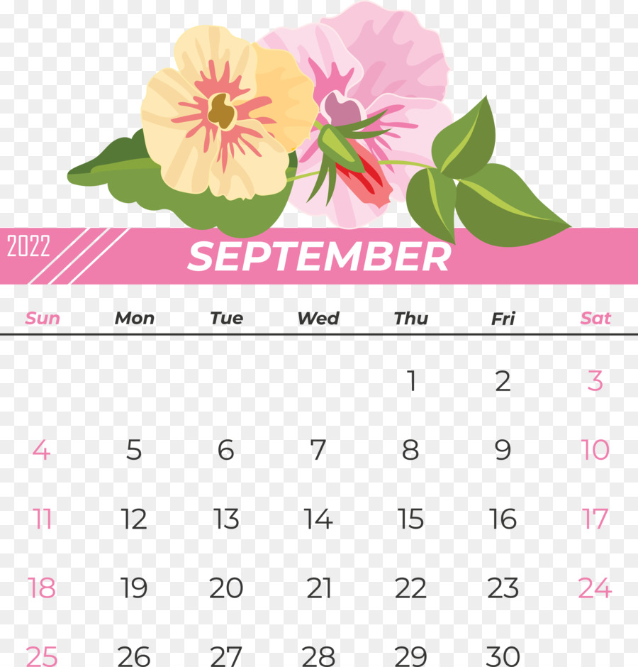 Flor，Calendario PNG