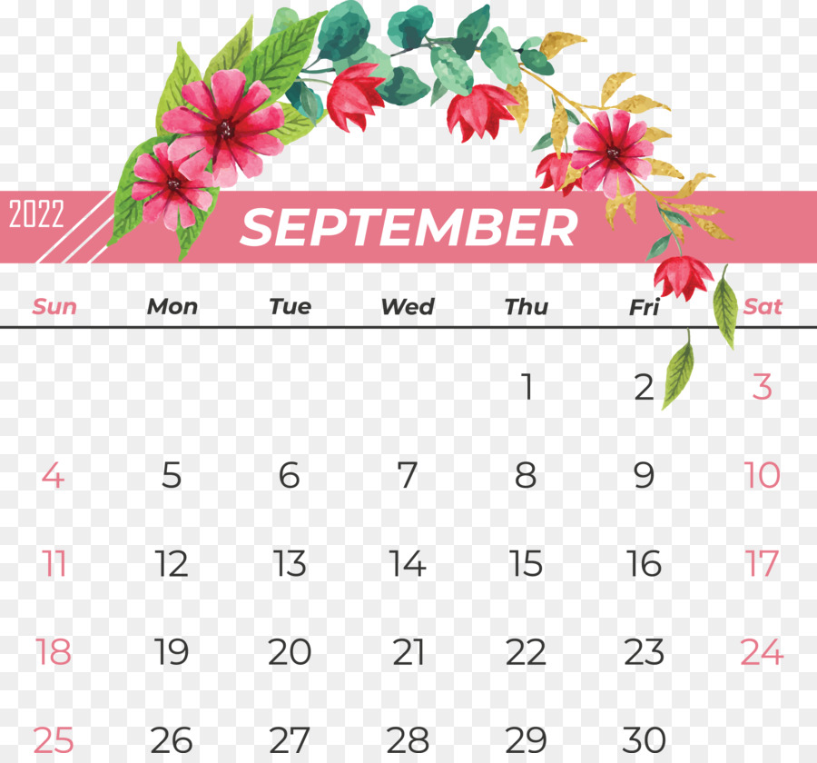 Flor，Calendario PNG