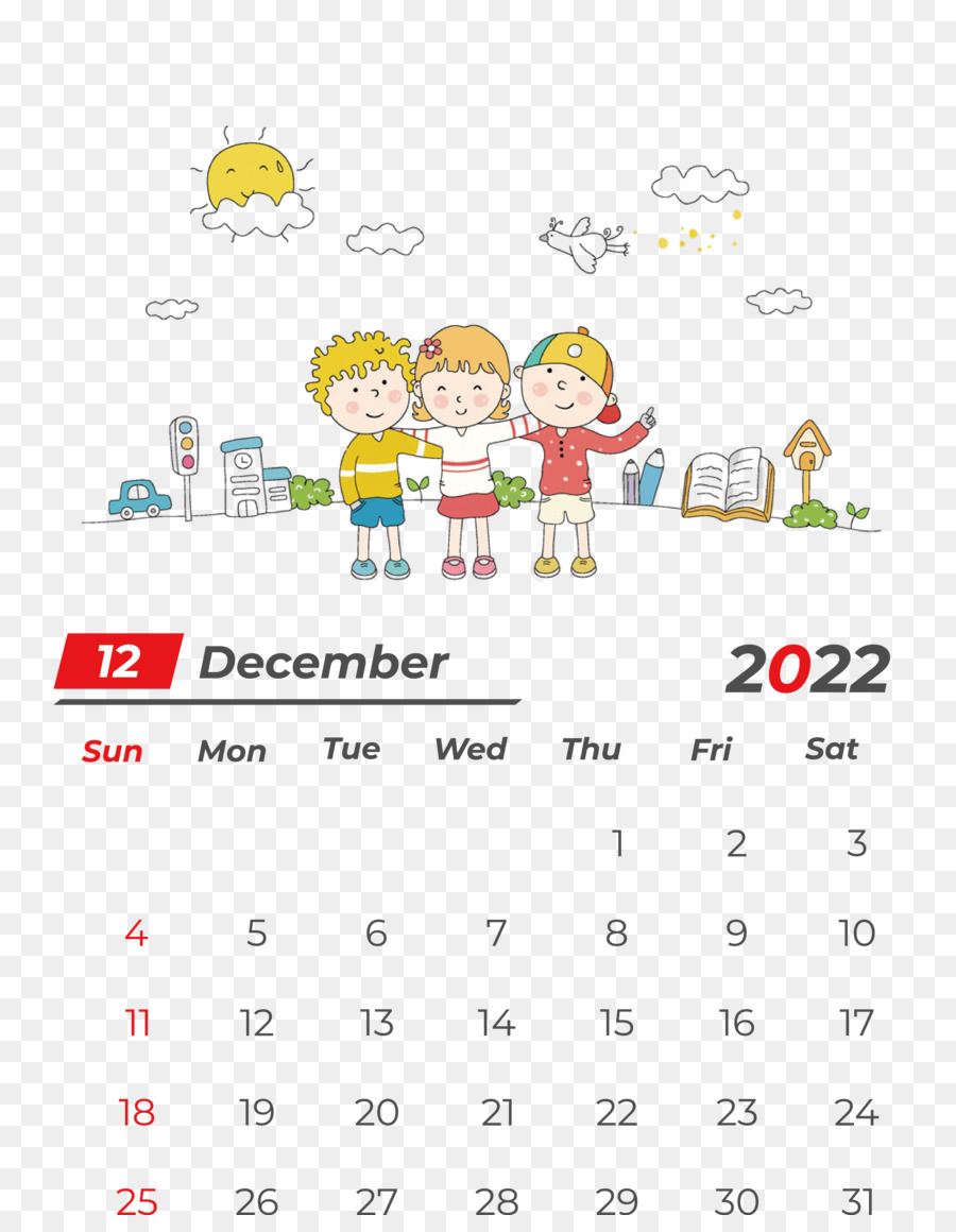 Calendario Diciembre，Mes PNG