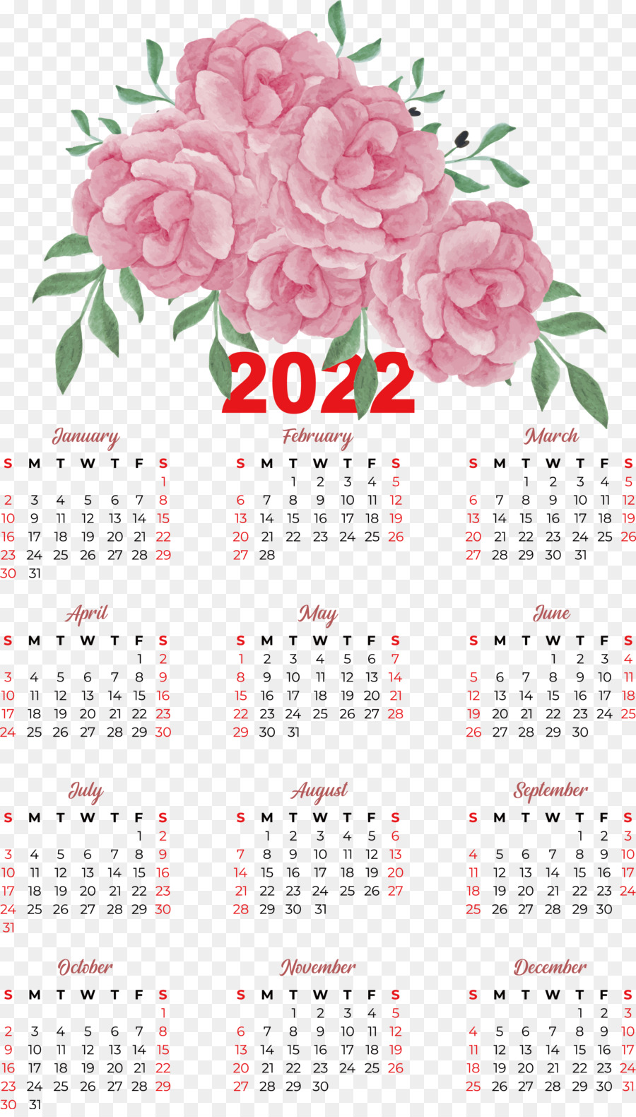 Calendario 2024，Fechas PNG