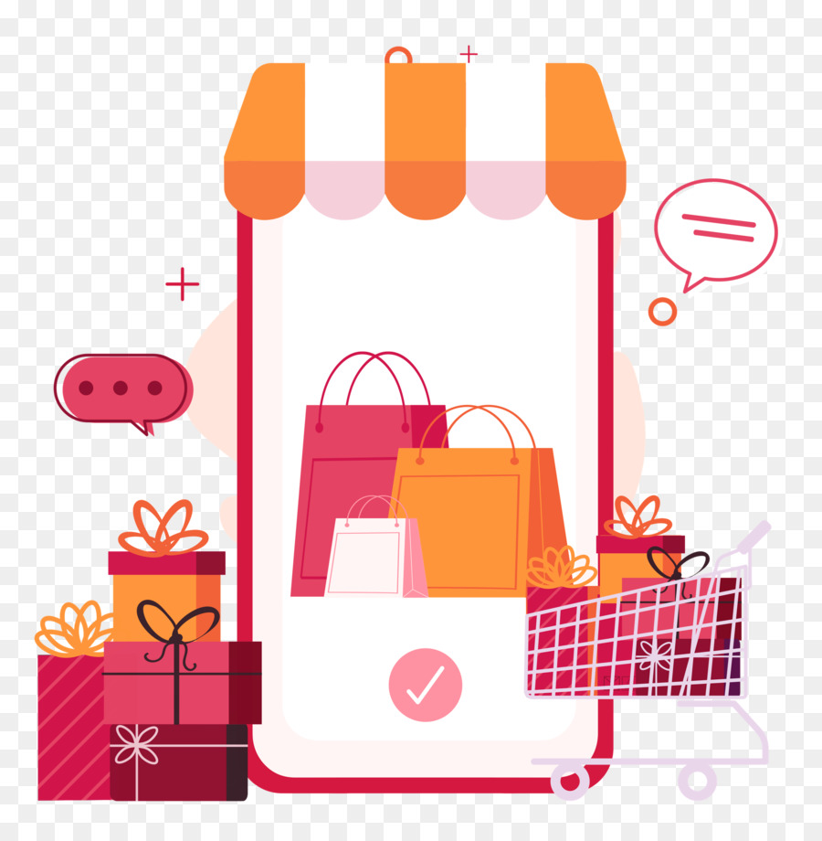 Compras En Línea，Comercio Electrónico PNG