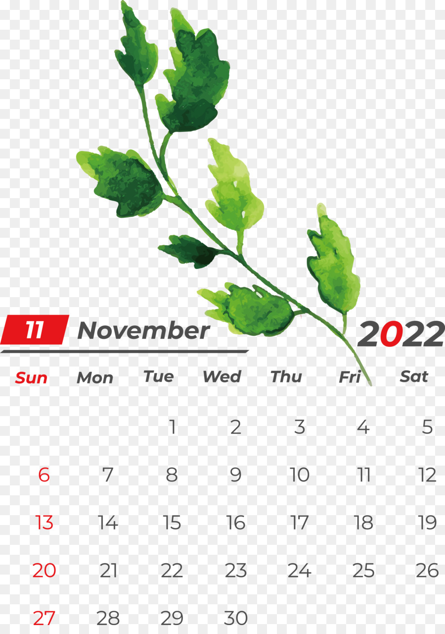 Calendario De Noviembre，Fechas PNG