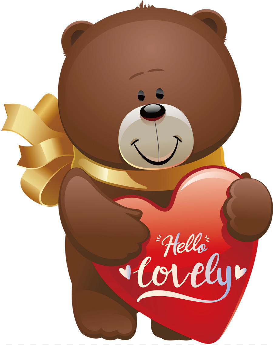 Los Osos，Día De San Valentín Oso De Peluche PNG