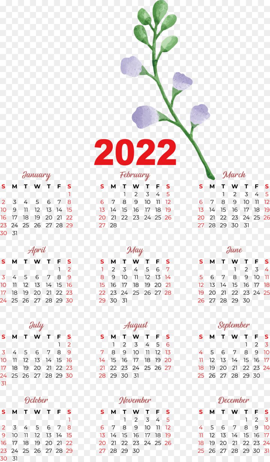 Calendario 2024，Fechas PNG