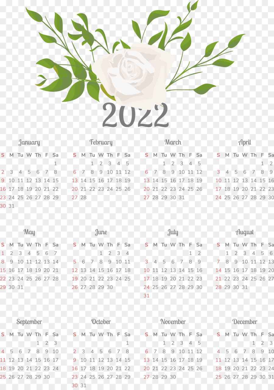 Calendario 2024，Fechas PNG