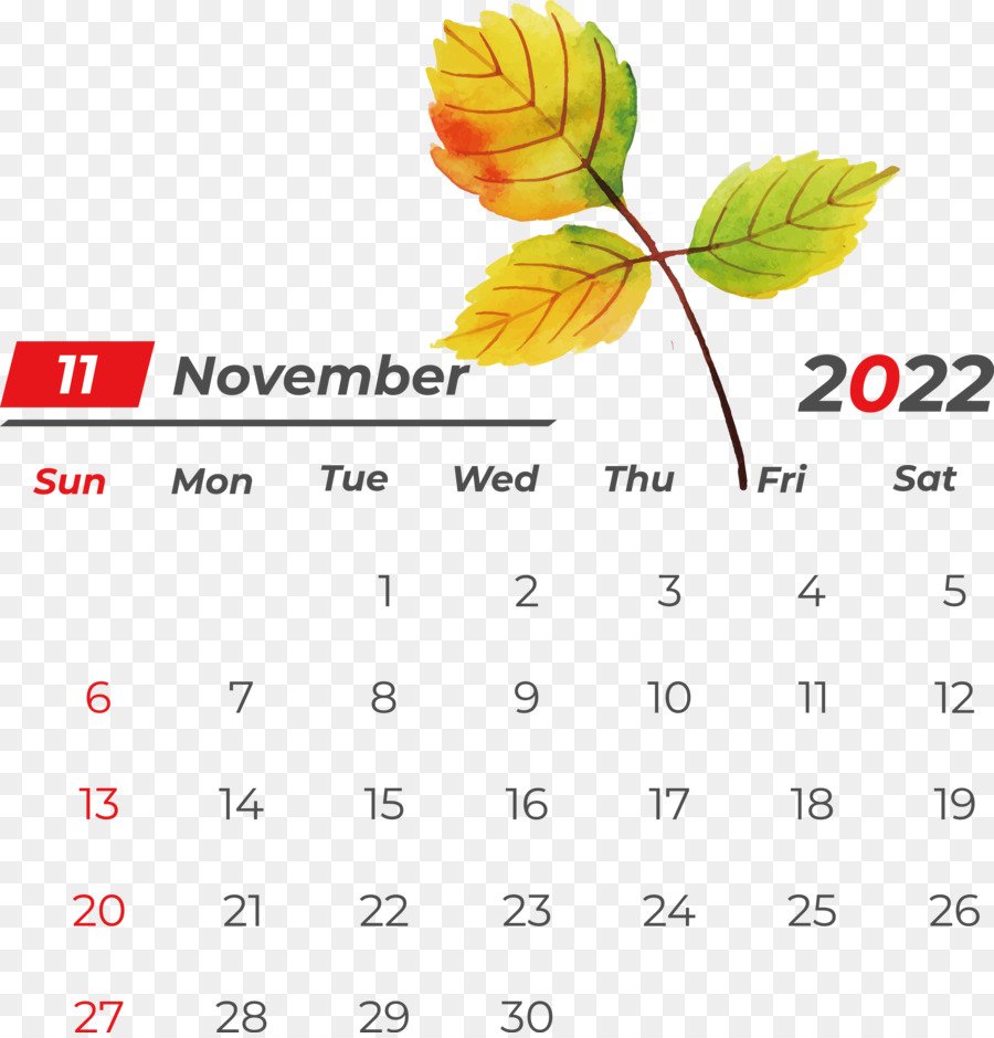 Calendario De Noviembre，Fechas PNG