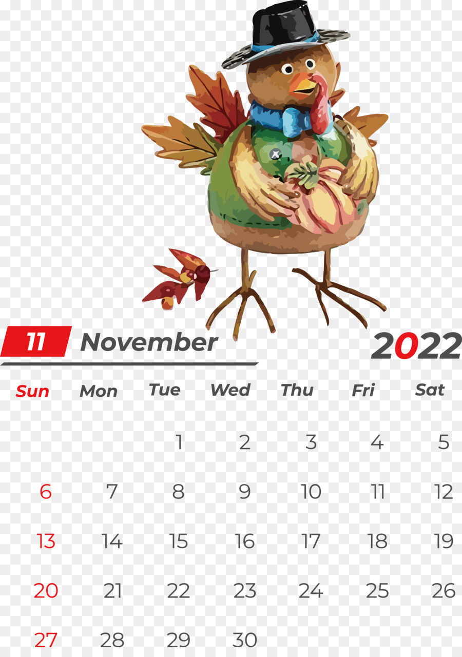 Acción De Gracias，Calendario PNG